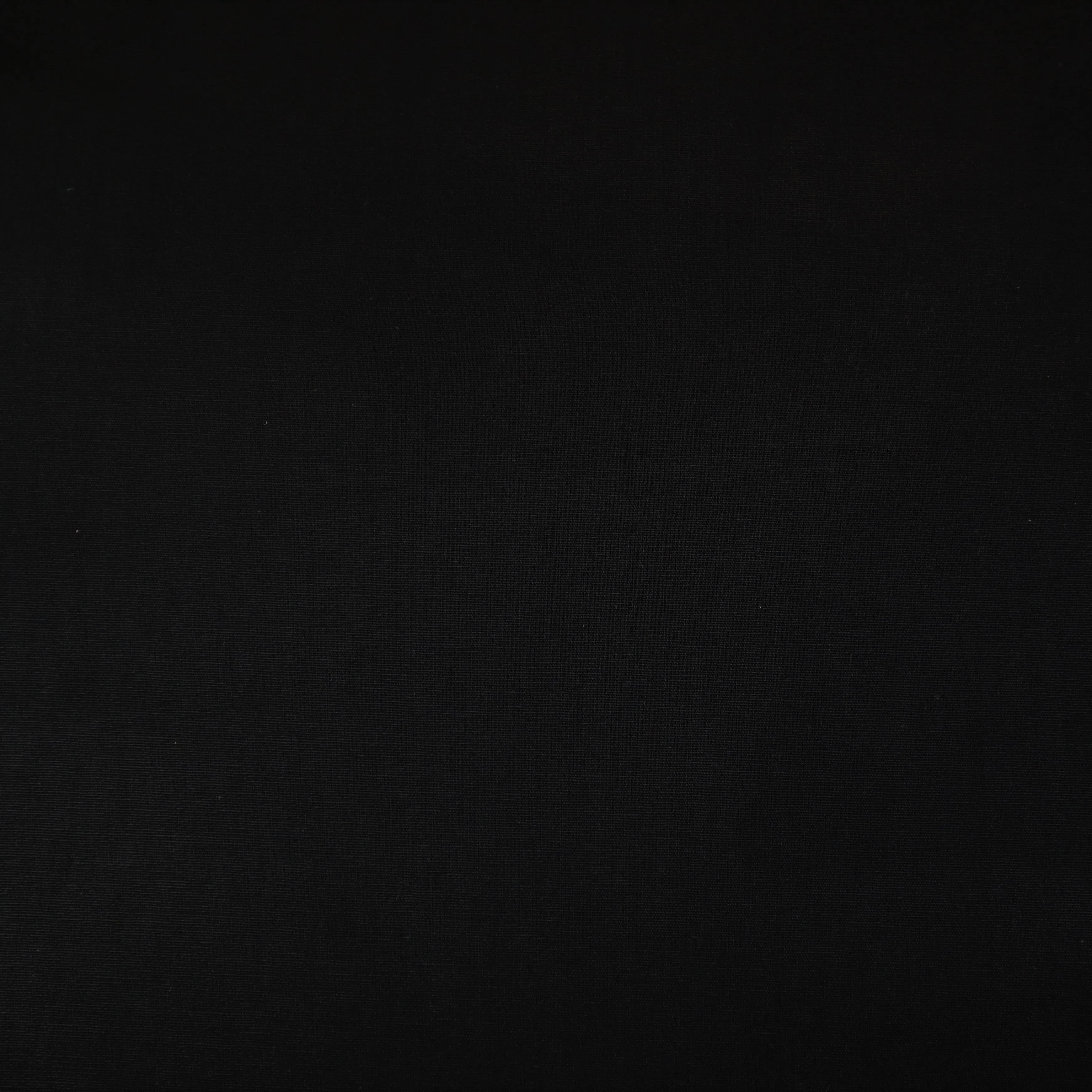 100% Cotton in Plain Black