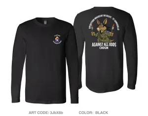 1st Battalion 32nd Infantry Regiment Comfort Unisex Cotton LS Tee - 3JbX8b