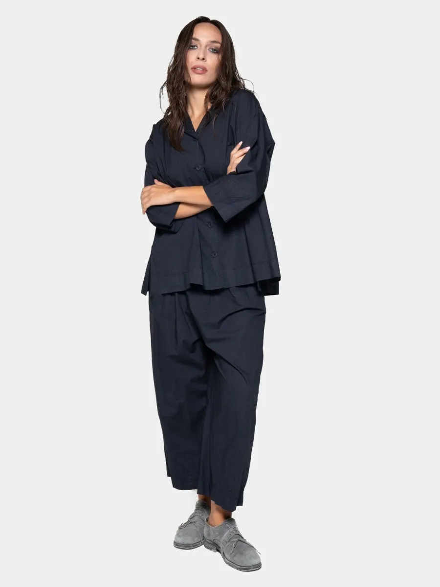 3/4 Long Sleeve Cotton Shirt