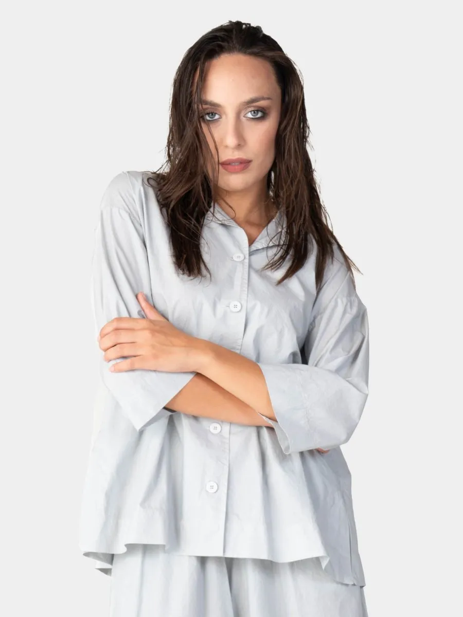 3/4 Long Sleeve Cotton Shirt