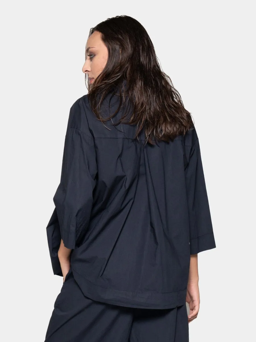 3/4 Long Sleeve Cotton Shirt
