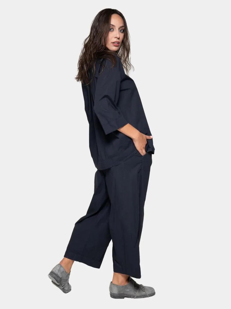 3/4 Long Sleeve Cotton Shirt
