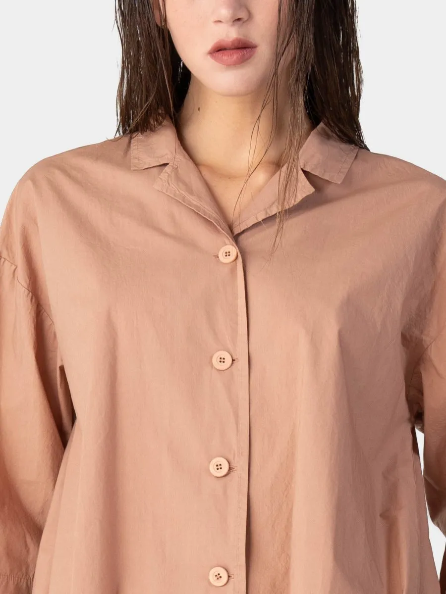 3/4 Long Sleeve Cotton Shirt