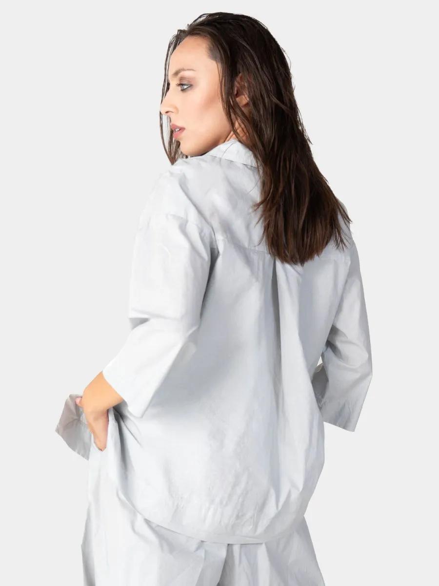 3/4 Long Sleeve Cotton Shirt