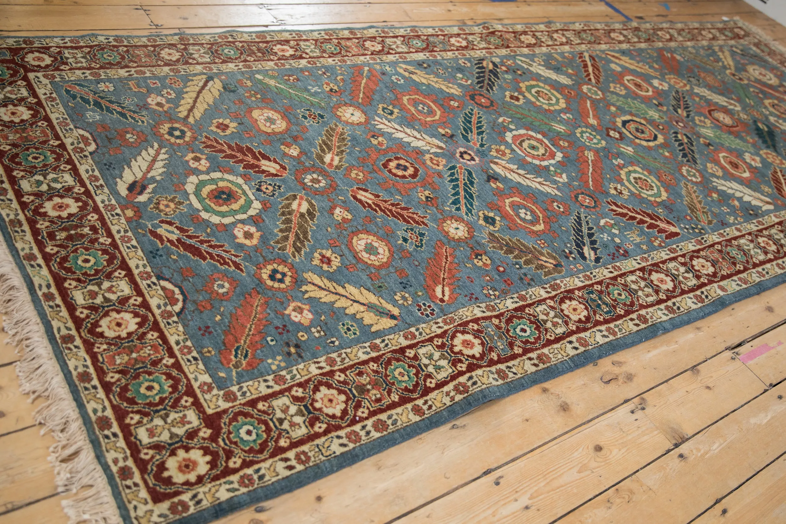 5x12 Vintage Armenian Veramin Design Rug Runner