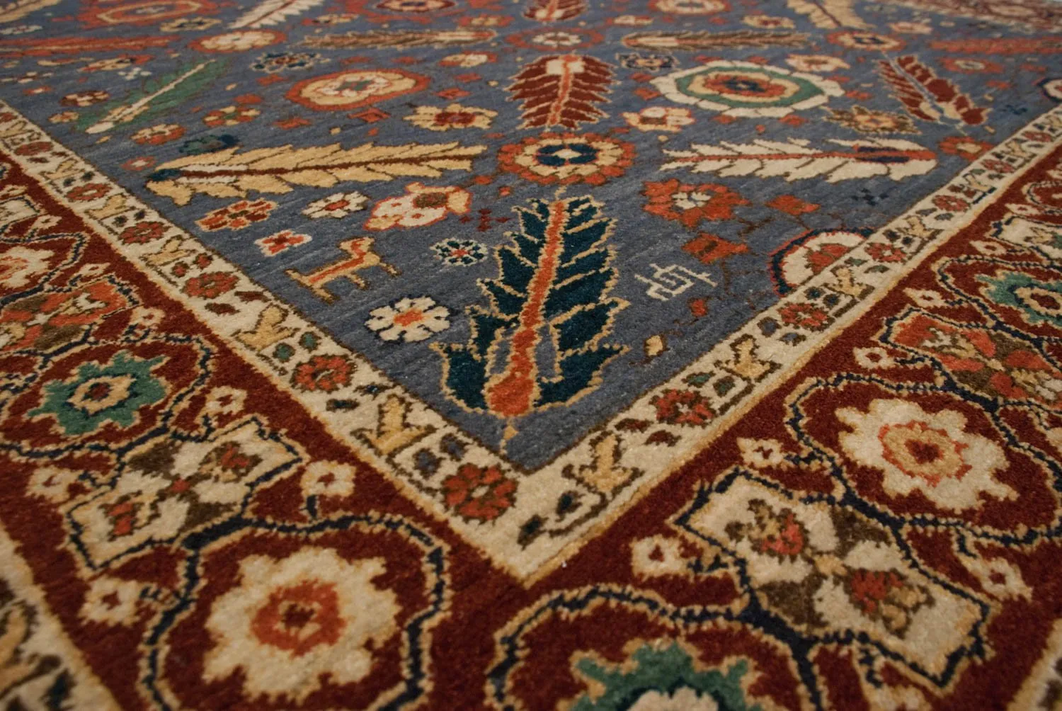 5x12 Vintage Armenian Veramin Design Rug Runner