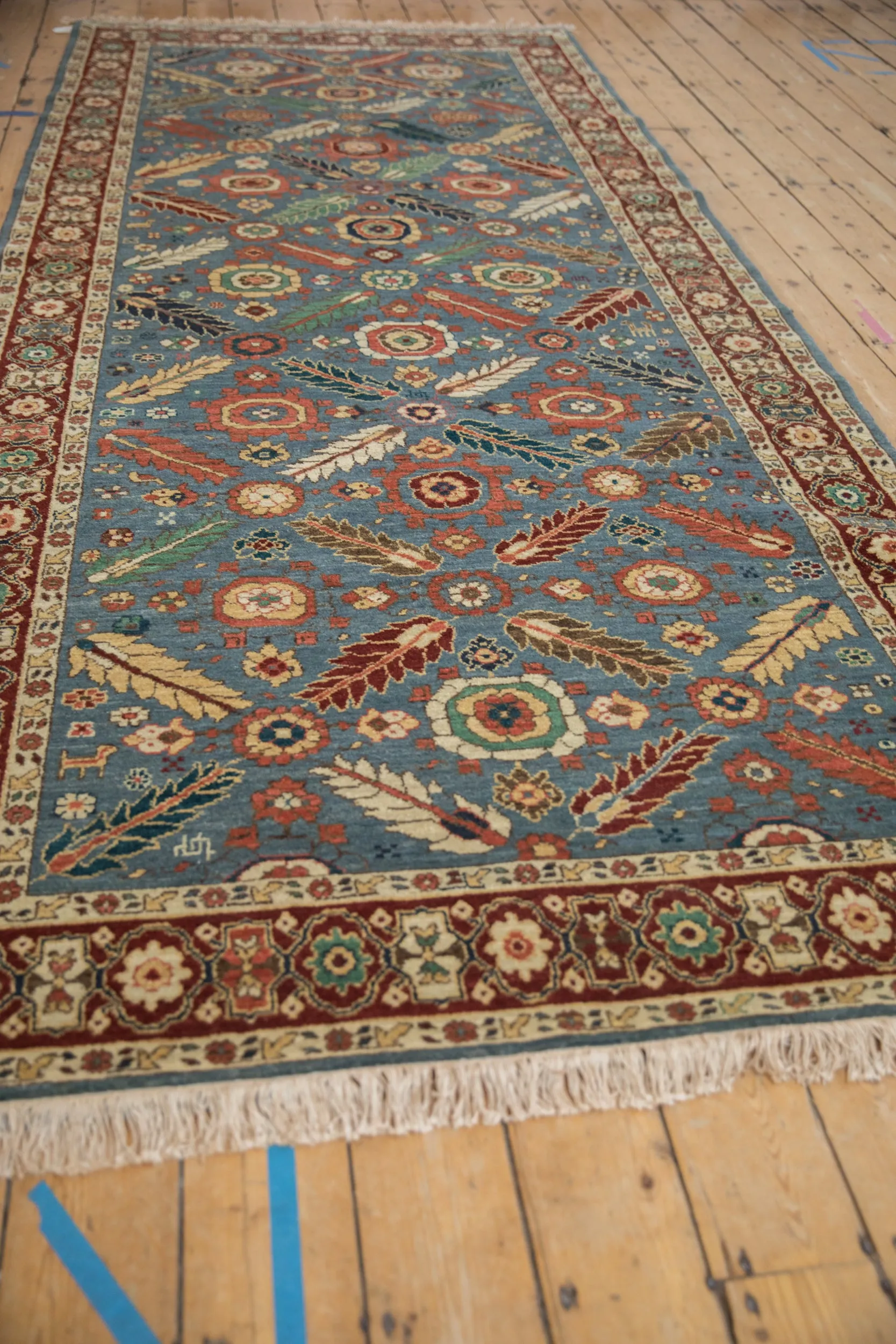 5x12 Vintage Armenian Veramin Design Rug Runner