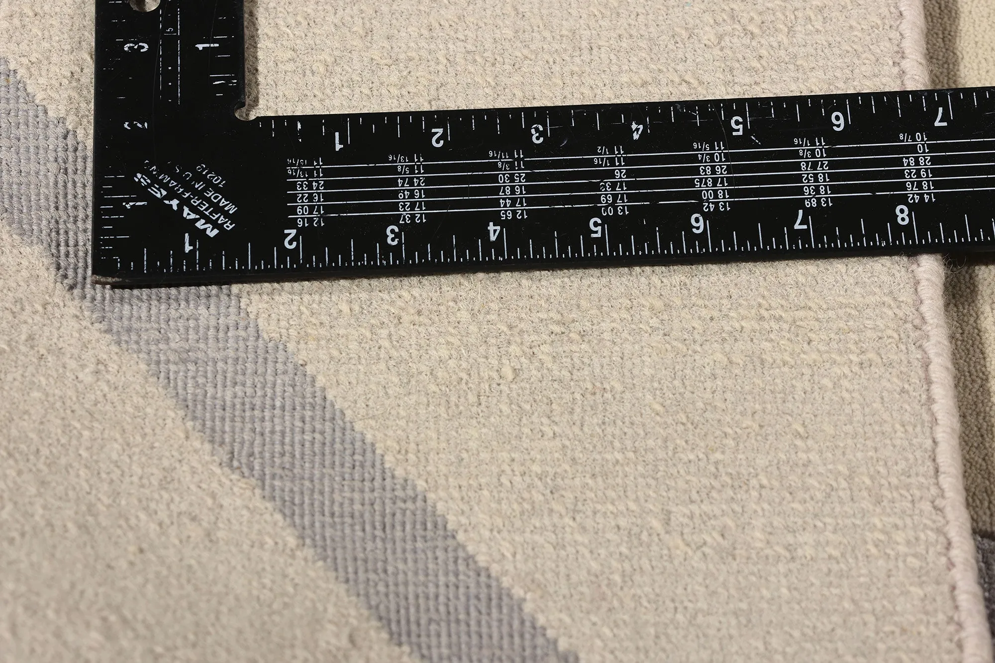 9' x 12' Handmade Wool and Silk Abstract Modern Rug