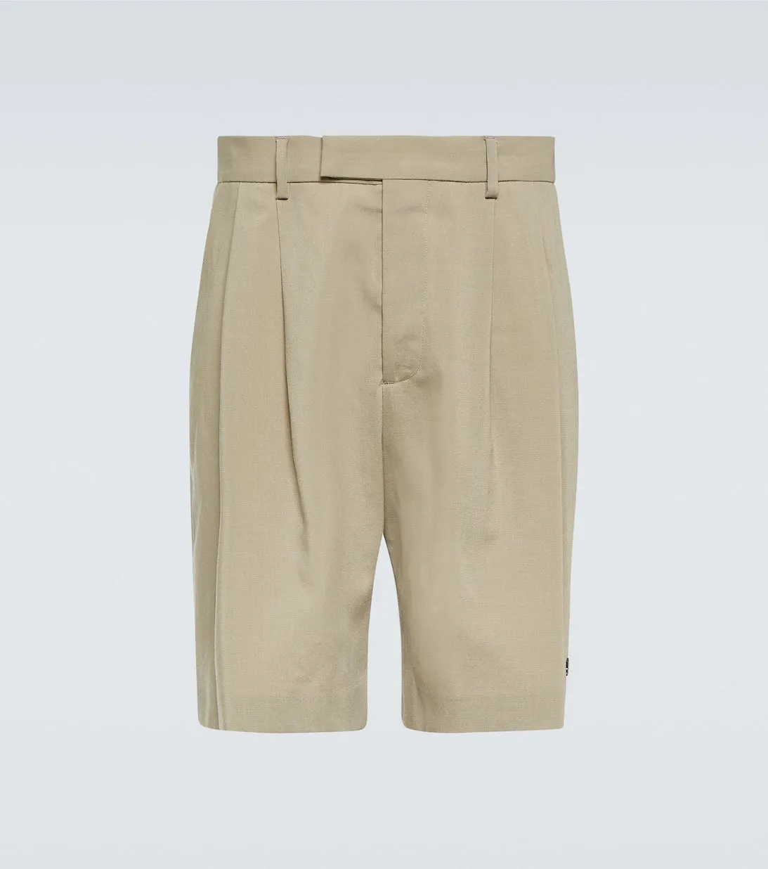 Amiri wool blend bermuda shorts, beige