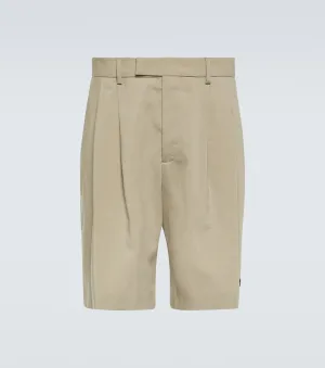 Amiri wool blend bermuda shorts, beige