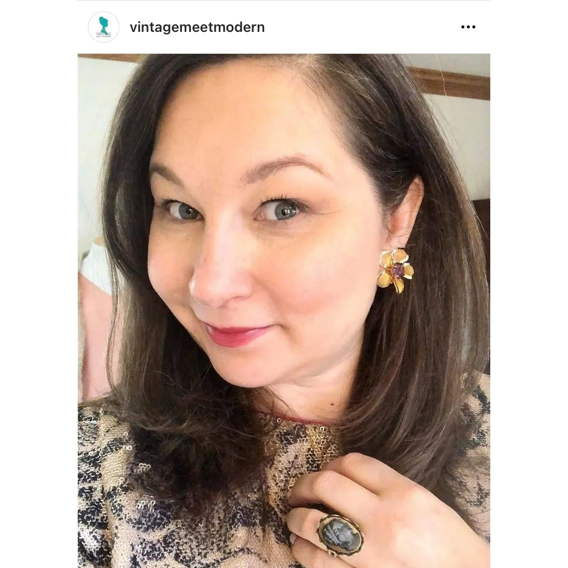 Anthropologie Marie Sequined Blouse