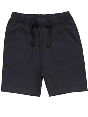 Artie - Black French Terry Shorts - Baby and Little Kids