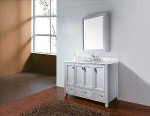 Avanity Modero 48 in. Vanity Combo MODERO-VS48-WT-C