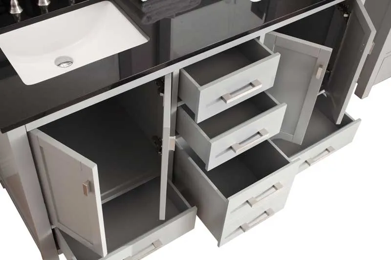 Avanity Modero 60 in. Double Vanity Combo MODERO-VS60-CG-C
