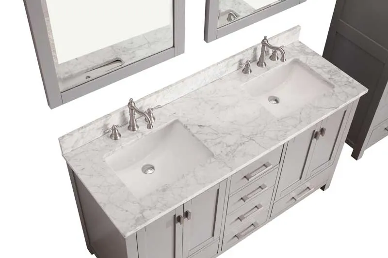 Avanity Modero 60 in. Double Vanity Combo MODERO-VS60-CG-C