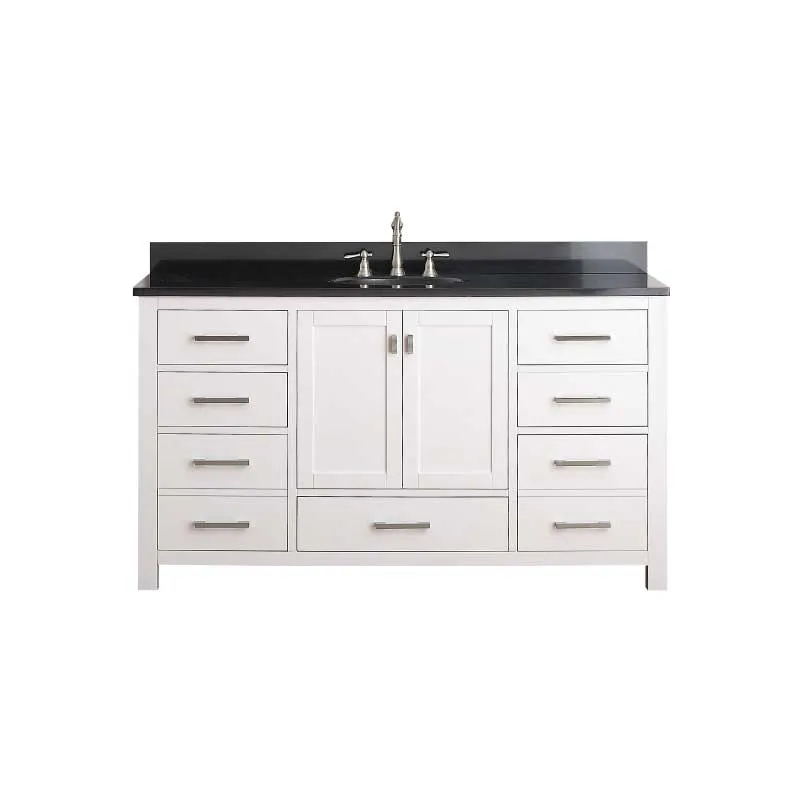 Avanity Modero 60 in. Double Vanity Combo MODERO-VS60-WT-A