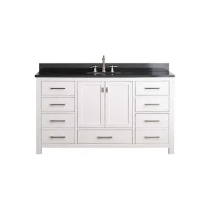Avanity Modero 60 in. Double Vanity Combo MODERO-VS60-WT-A