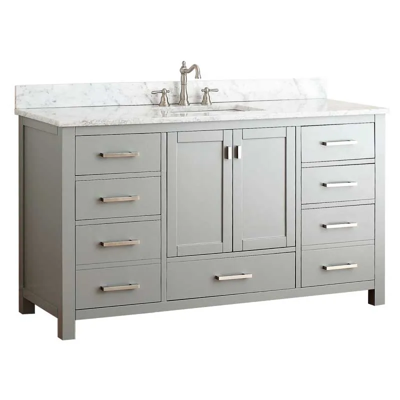 Avanity Modero 60 in. Single Vanity Combo MODERO-VS60-CG-A-C