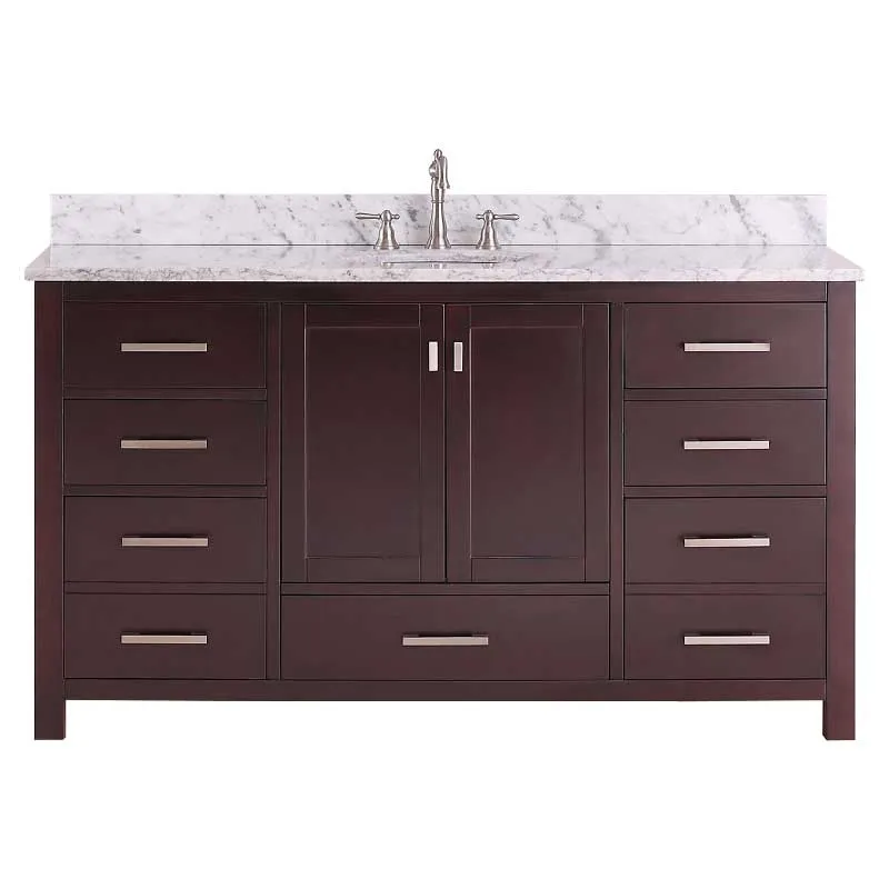 Avanity Modero 60 in. Single Vanity Combo MODERO-VS60-ES-A-C