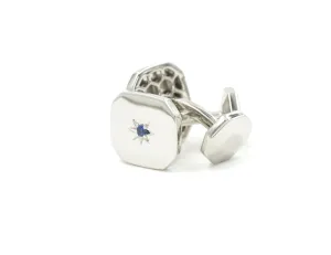 Barri Blue Sapphire Cuff Links