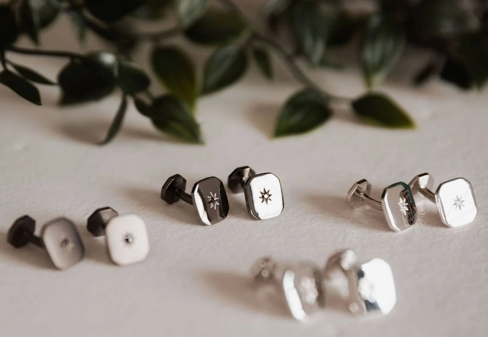 Barri Blue Sapphire Cuff Links