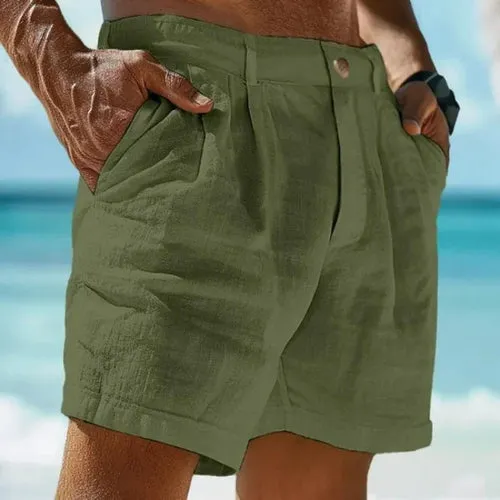 Beach Holiday Linen Beach Shorts