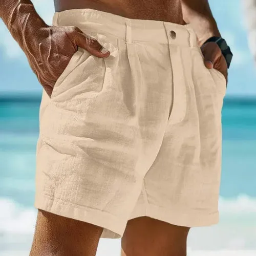 Beach Holiday Linen Beach Shorts