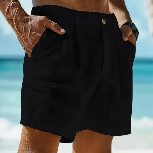 Beach Holiday Linen Beach Shorts