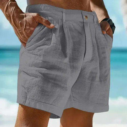 Beach Holiday Linen Beach Shorts