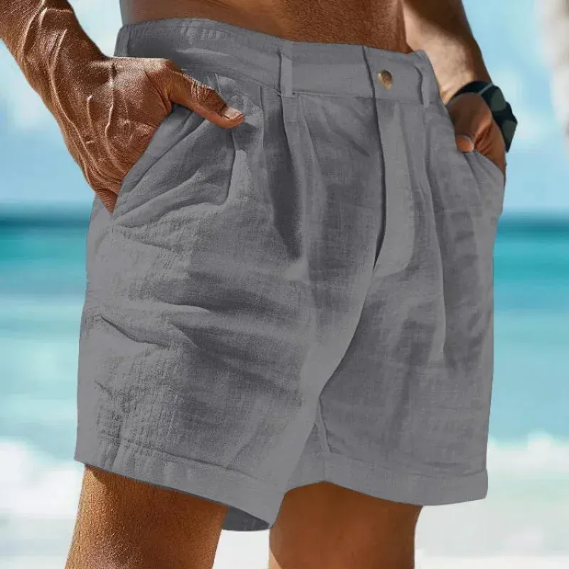 Beach Holiday Linen Beach Shorts