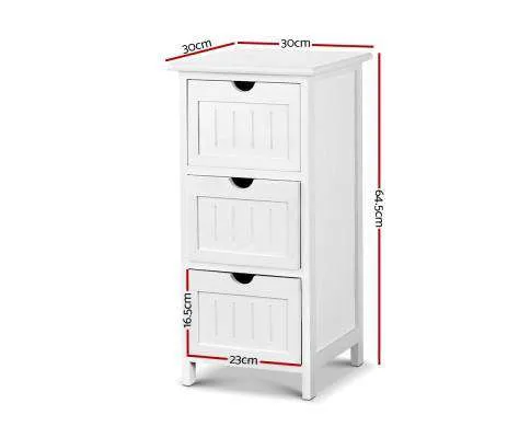 Bedside Table - White
