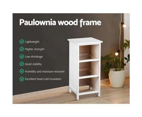 Bedside Table - White