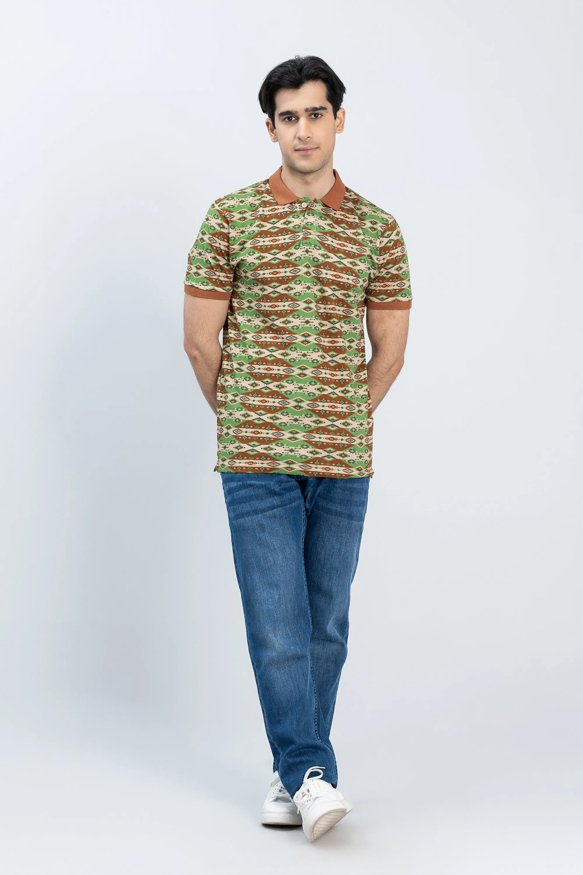 Beige Viscouse T-Shirt