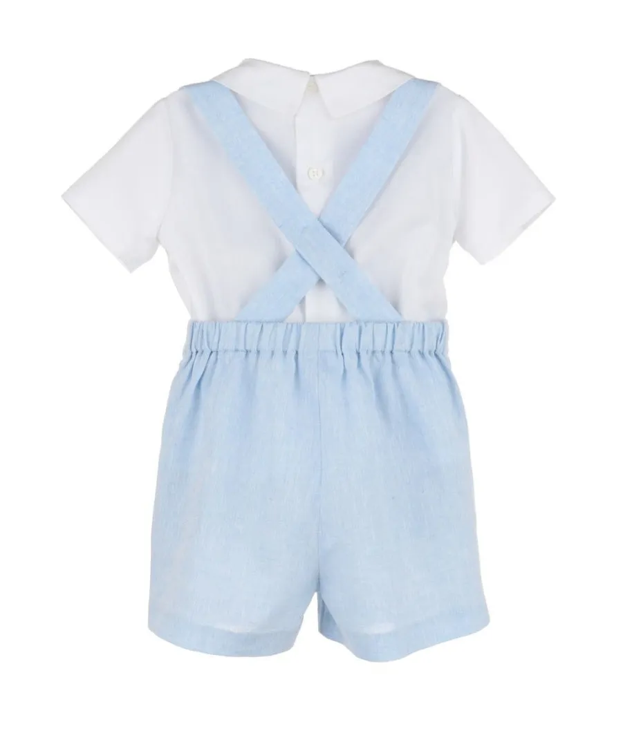 Bicolor Smock Boy Set