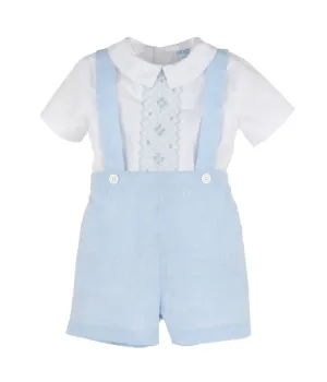 Bicolor Smock Boy Set
