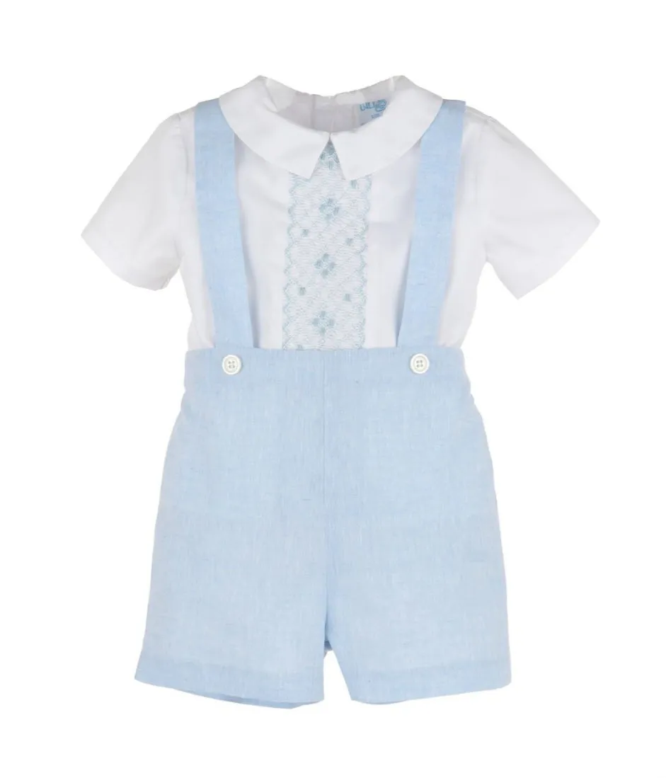 Bicolor Smock Boy Set