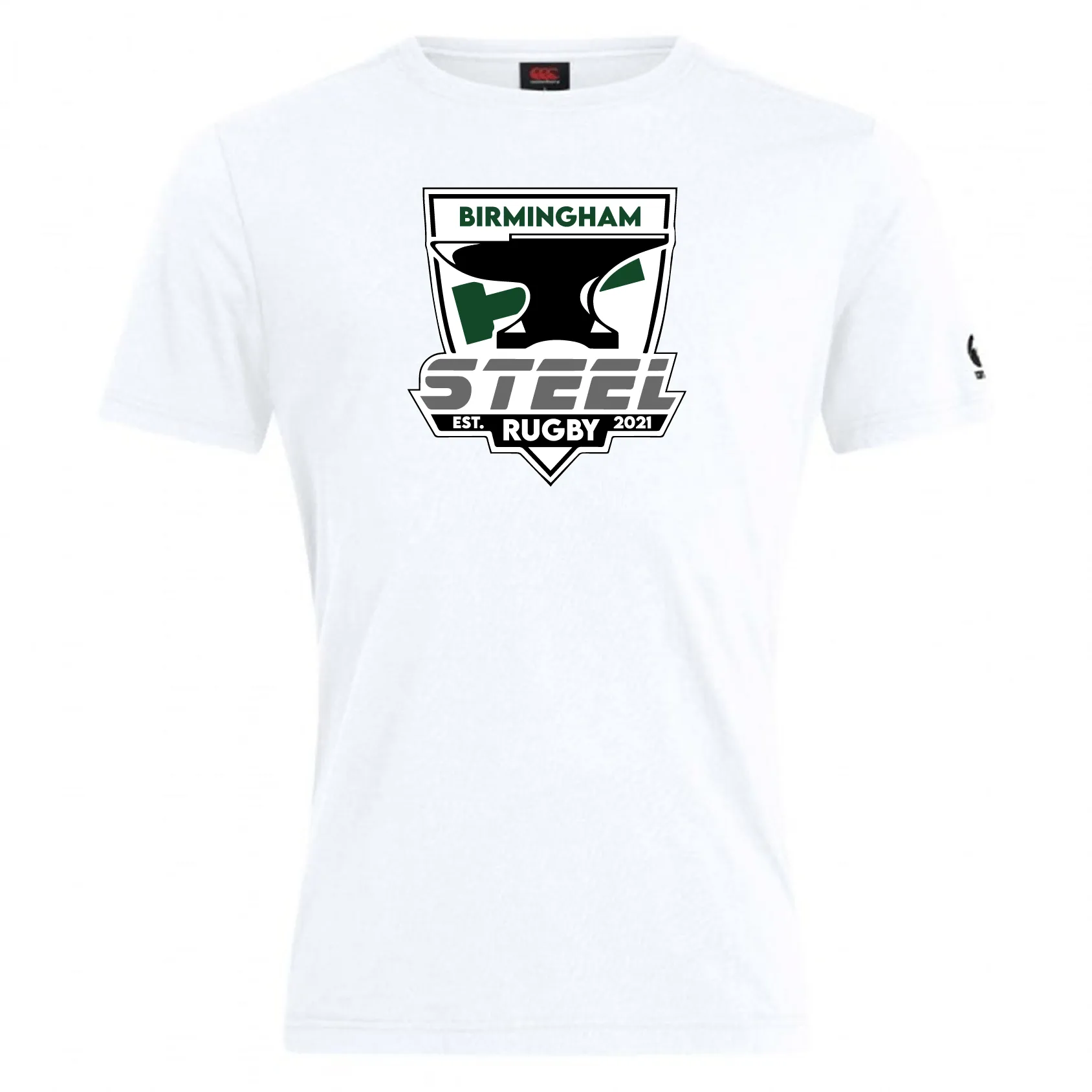 Birmingham Steel Rugby Club Plain Tee by Canterbury