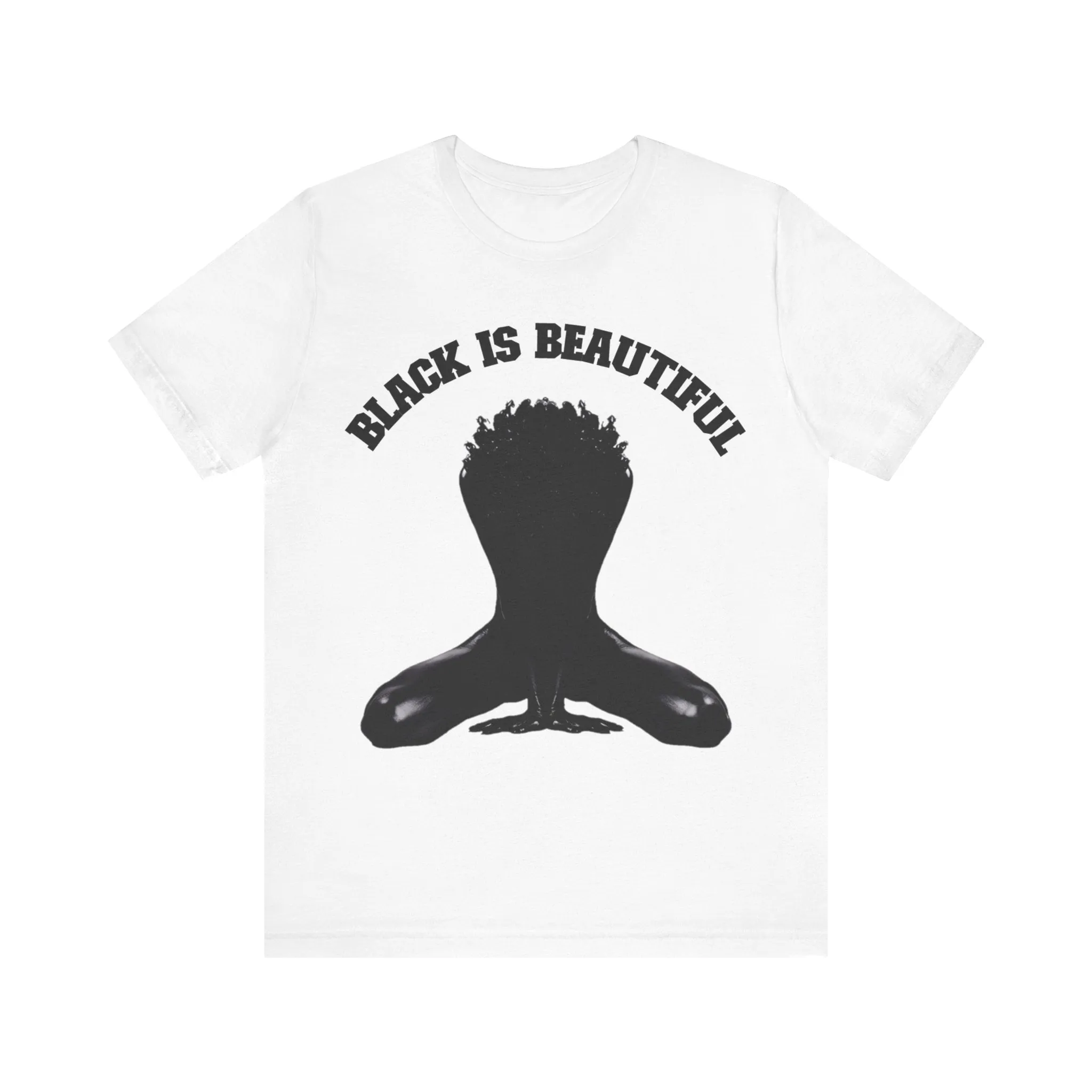 Black is Beautiful: Unisex Jersey Short Sleeve Tee