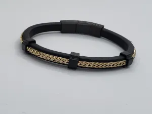 Black Leather Bracelet