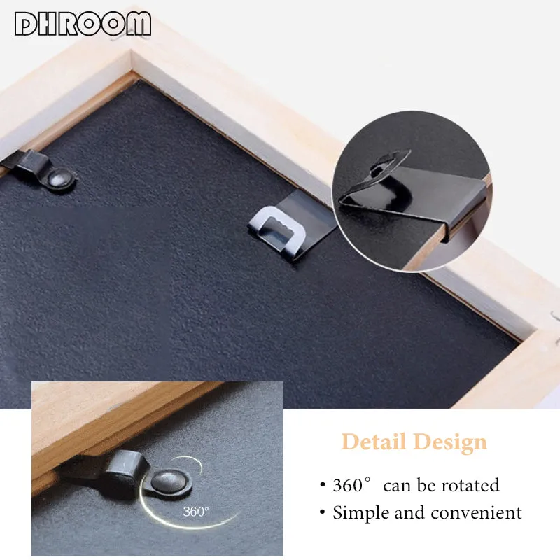 Black White Wood Color Picture Photo Frame