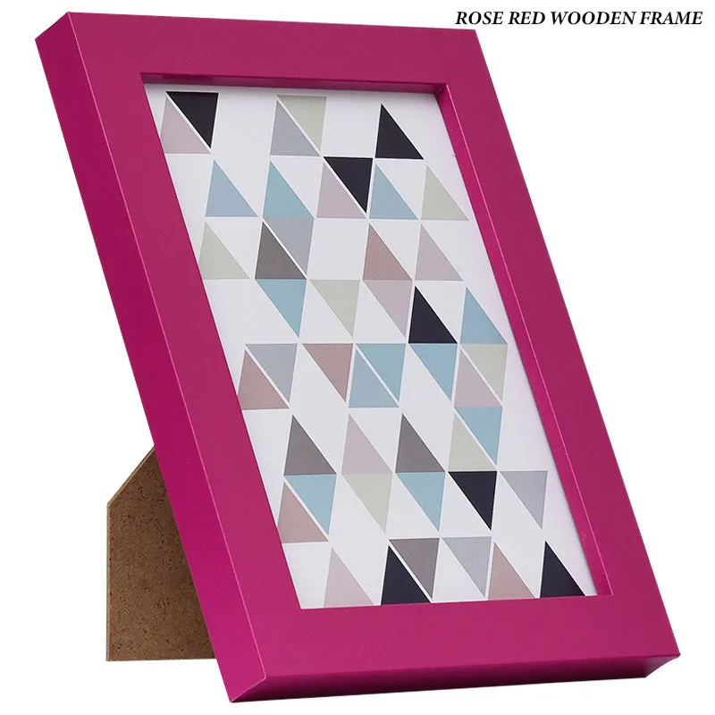 Black White Wood Color Picture Photo Frame