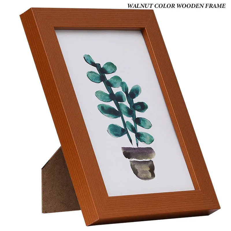 Black White Wood Color Picture Photo Frame