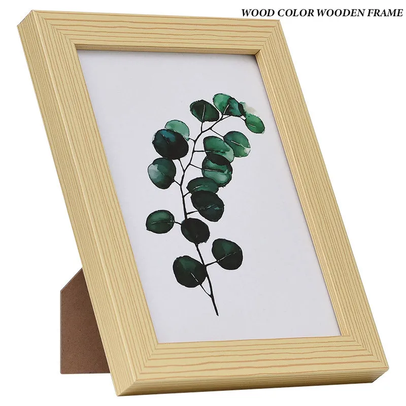 Black White Wood Color Picture Photo Frame