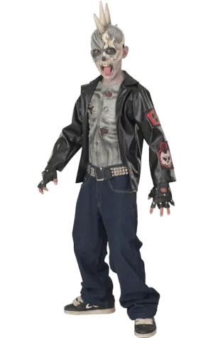 Boys Punk Zombie Halloween Costume