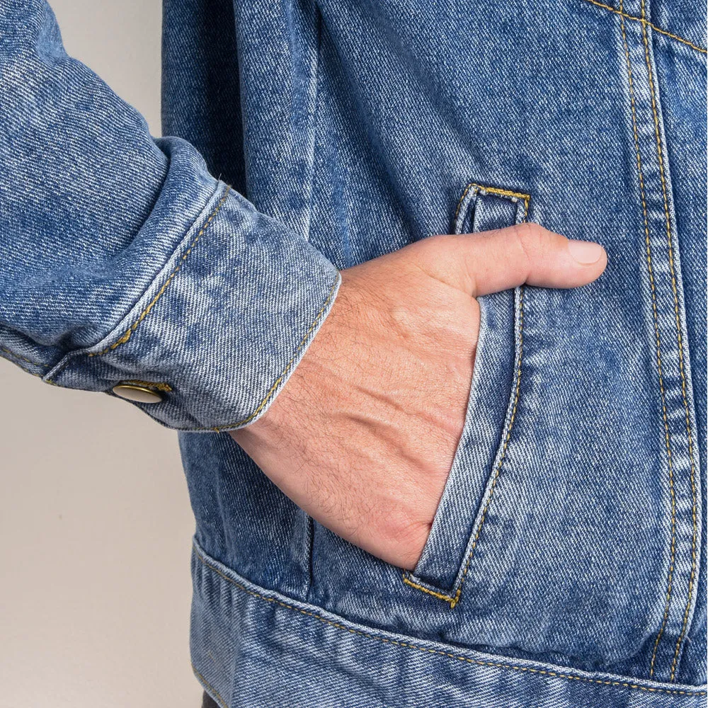 Buckle Up! 4-wheel Drive Men's DTG Denim Jacket