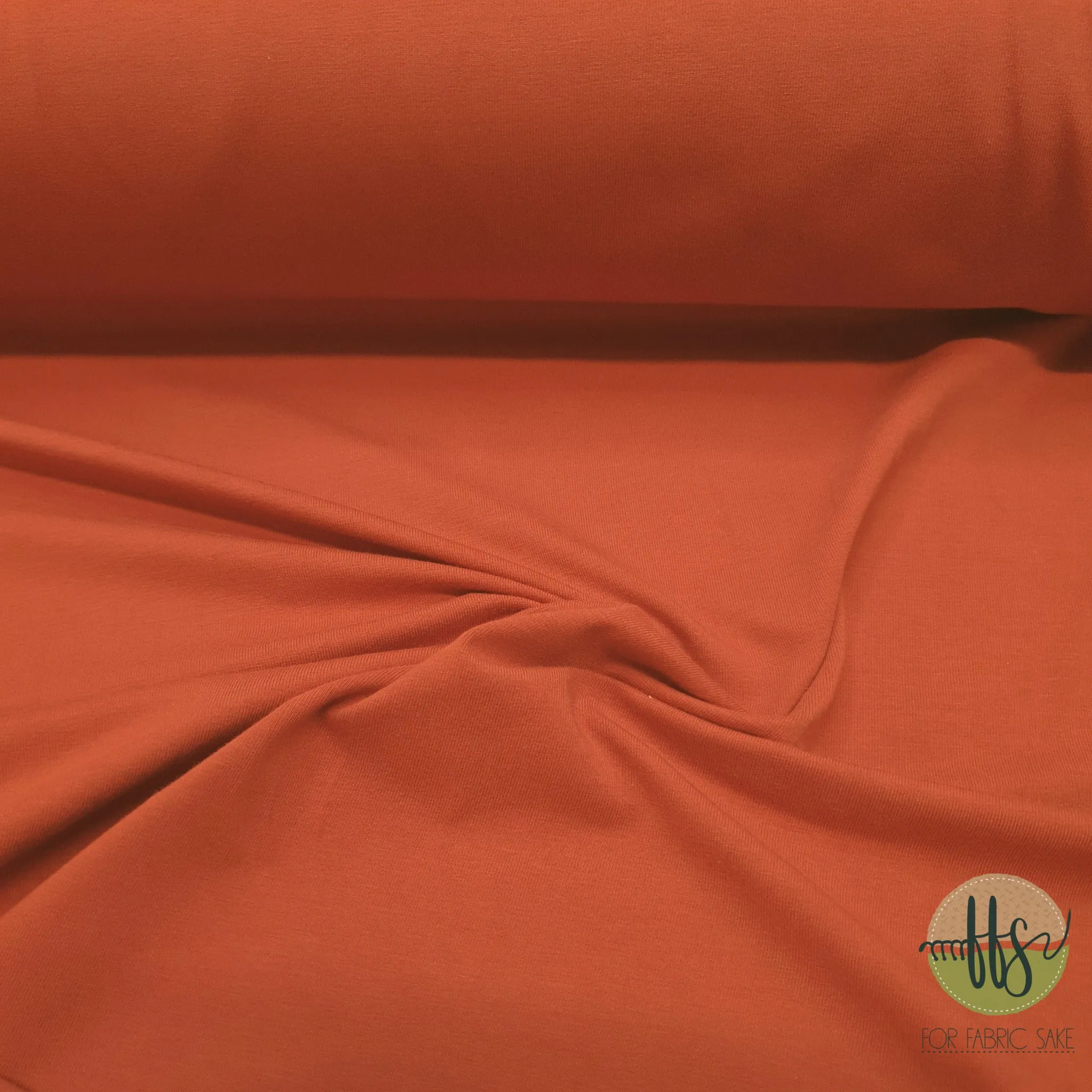 Burnt Orange-  Cotton Spandex-230g