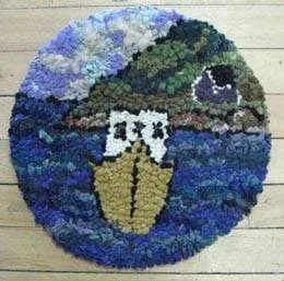 Cape Islander Chairpad 13 by 13" round - Pattern or Kit