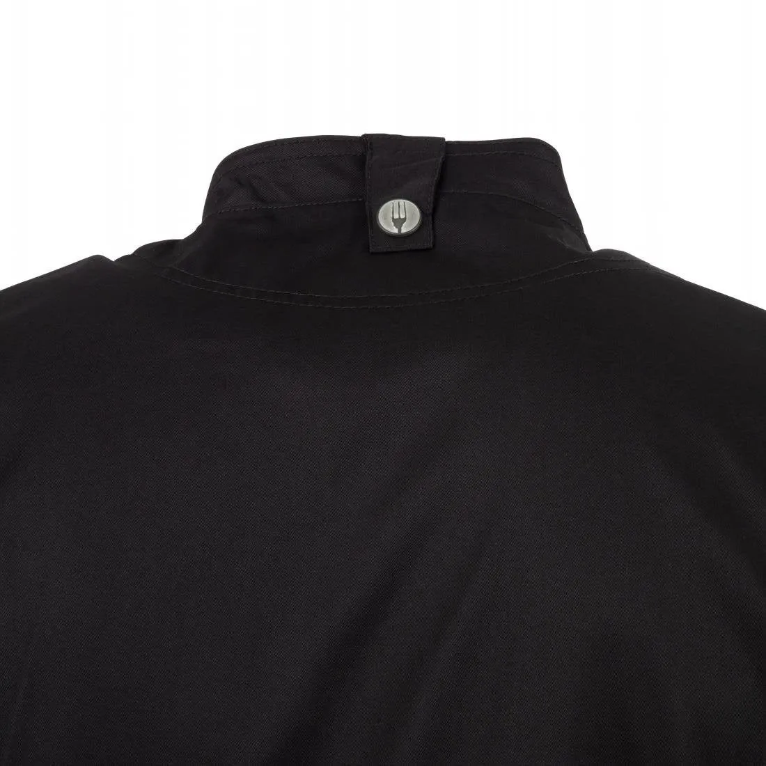 Chef Works Springfield Zipper Mens Chef Jacket Black S