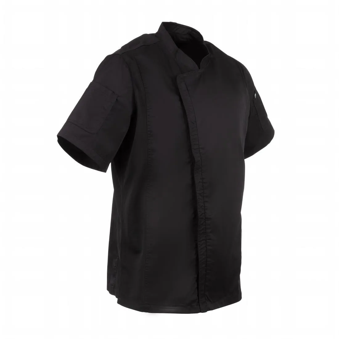Chef Works Springfield Zipper Mens Chef Jacket Black S