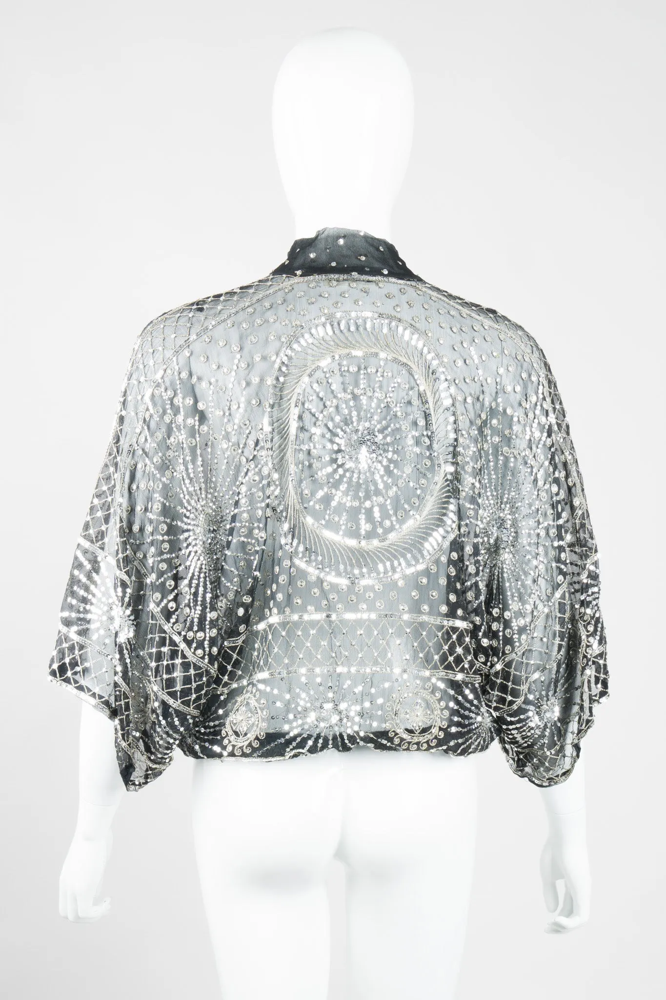 Chiffon Sequin Starburst Top